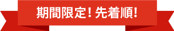 期間限定！先着順