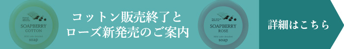 コットン販売終了とローズ新発売のご案内 詳細はこちら